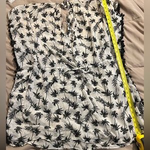 Joe Boxer draw string cover up with black pompon trim